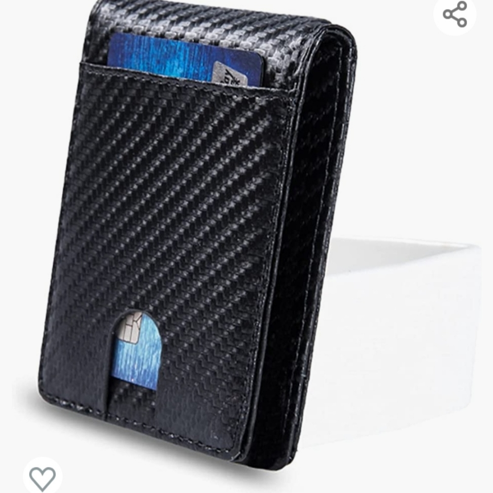 Men's leather rfid Blocking wallet